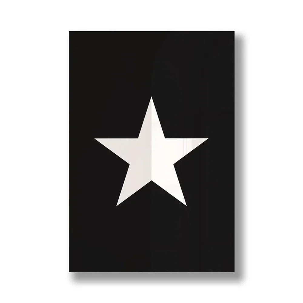 Black Star Canvas Print
