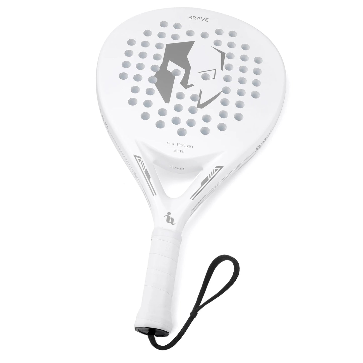 White PR6 Padel Racket