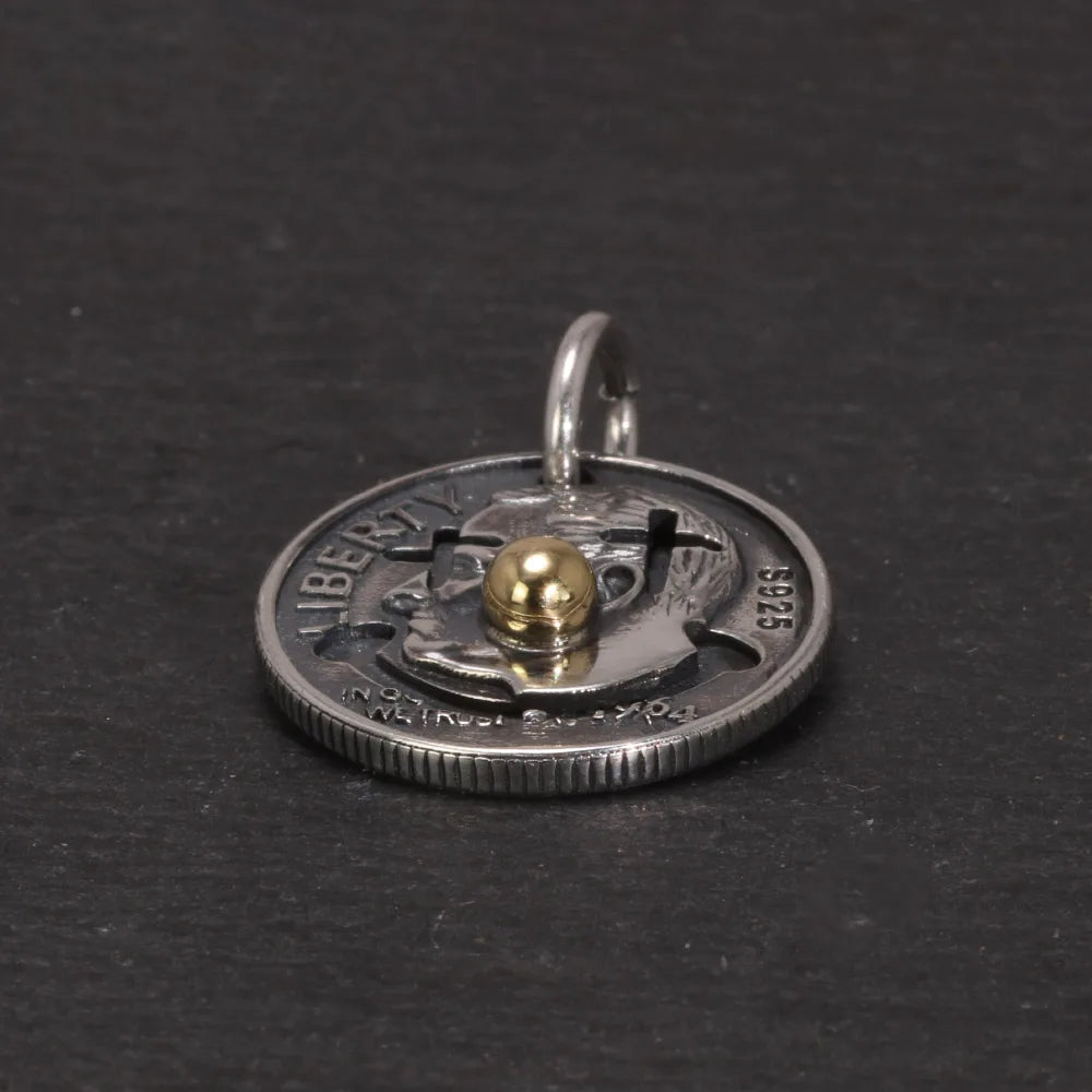 Clown Coin Pendant