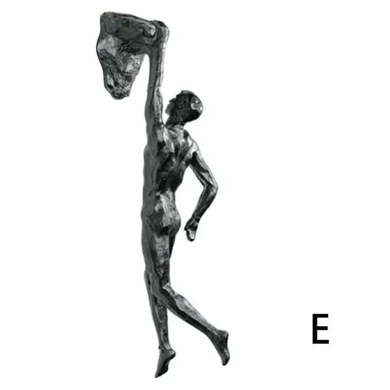Rock Climber Wall Sculptures