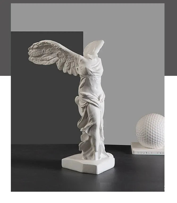 Resin Angel Victory Sculpture