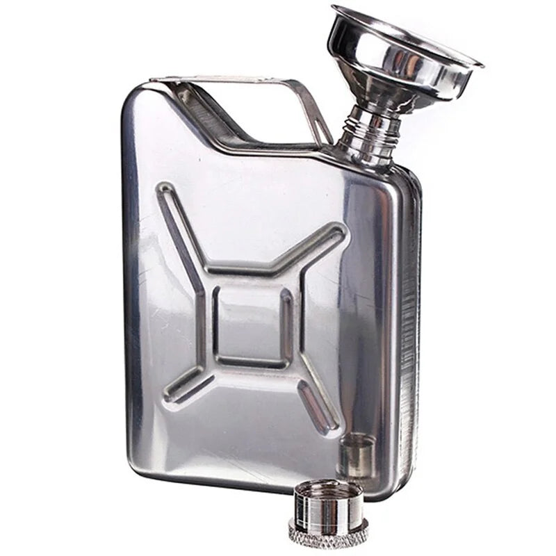 5 oz Jerry Can Hip Flask with Funnel