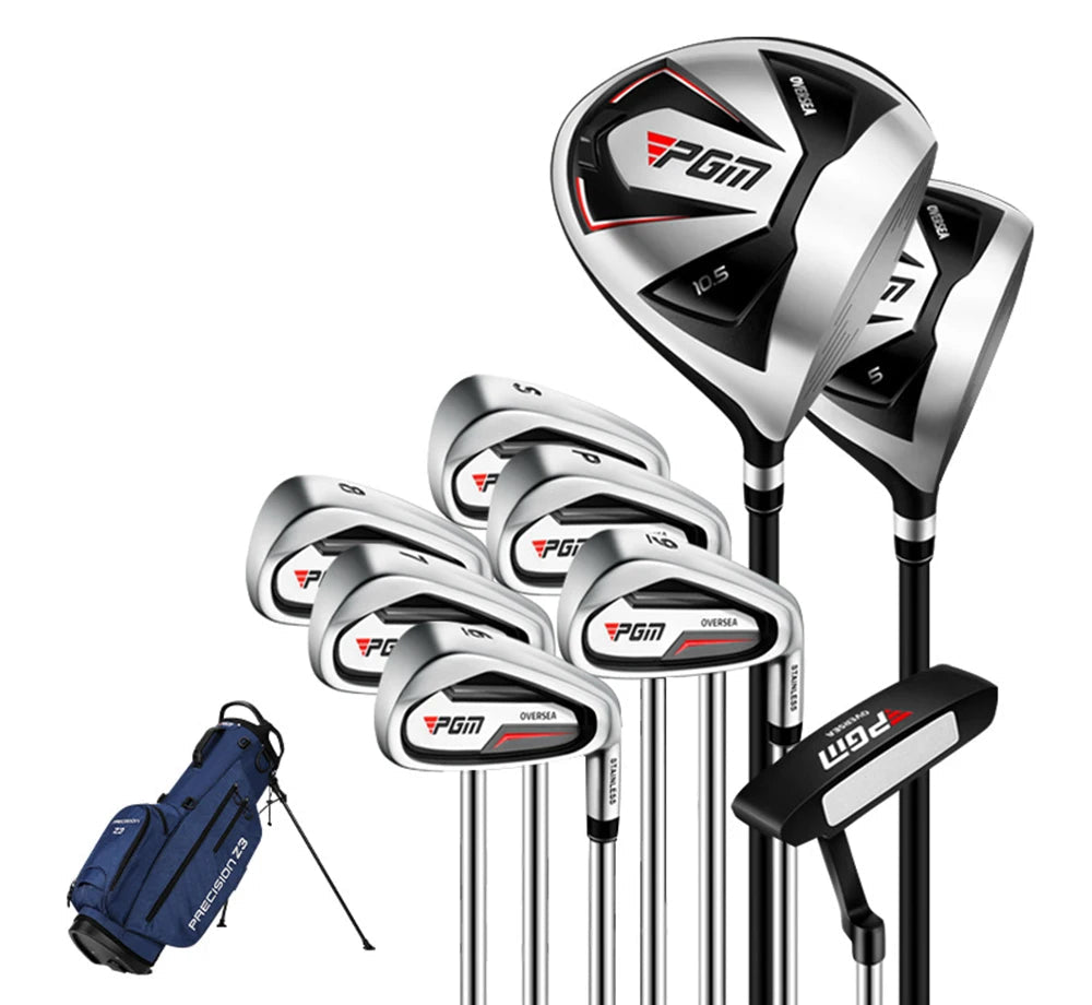 Steel & Carbon PGM Golf Club Sets & Precision X3 Bracket Bag / Gun Bag