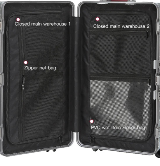 Camouflage Wide Handle Reinforced Suitcase