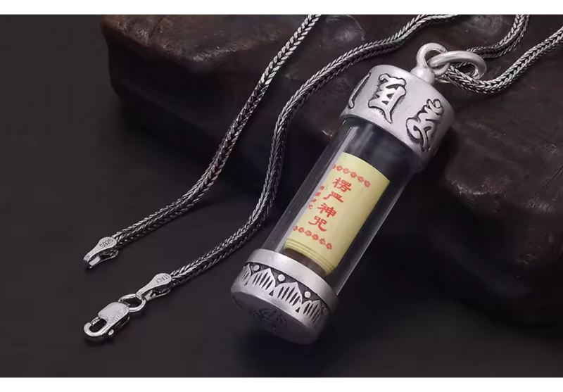 Openable Acrylic Vial Pendant & Necklace
