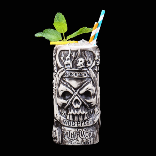 Skull Hawaii Ceramic Tiki Cup