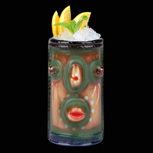 Fish Face Hawaii Ceramic Tiki Cup