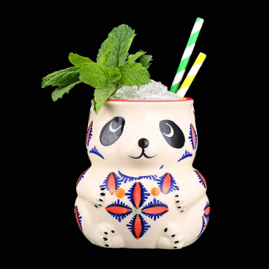 Panda Hawaii Ceramic Tiki Cup