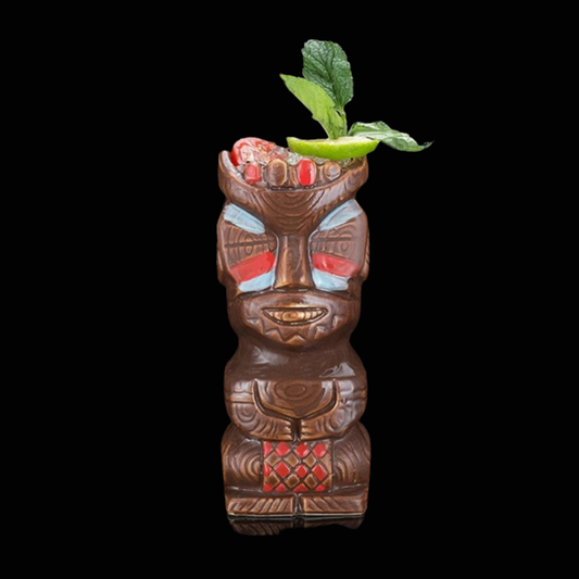 Lady Tiki Hawaii Ceramic Tiki Cup