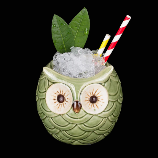 Bright Owl Hawaii Ceramic Tiki Cup