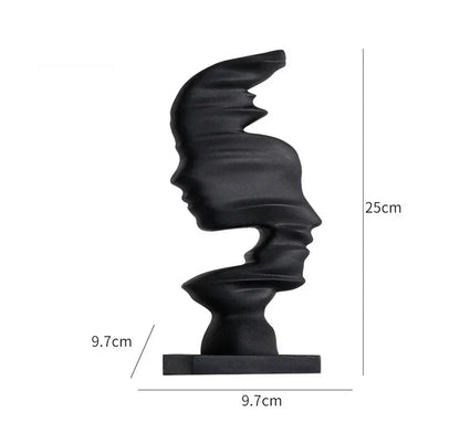 Abstract Dual Face Sculptures