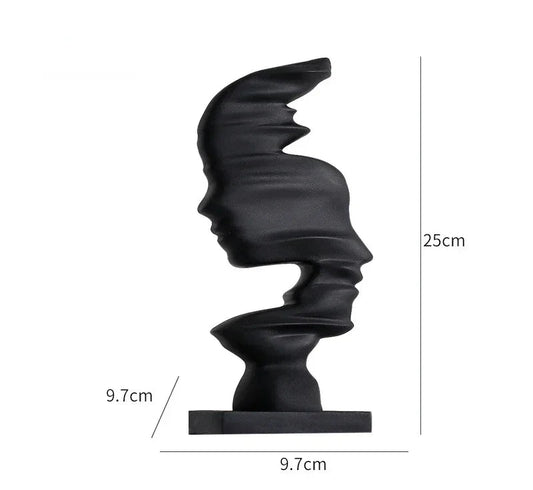 Abstract Dual Face Sculptures