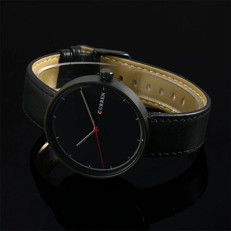 Nordic Black Quartz Timepiece