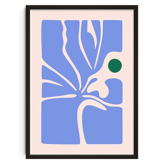 Oasis - Vintage Retro Abstract Print Poster