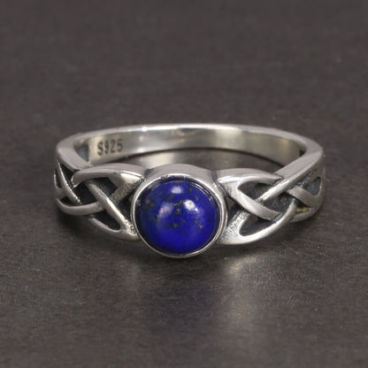 Classic Vampire Band with Natural Lapis Lazuli