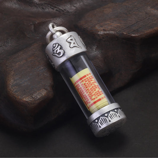 Small Openable Acrylic Vial Pendant