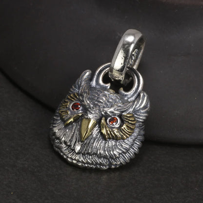 Red Owl Pendant