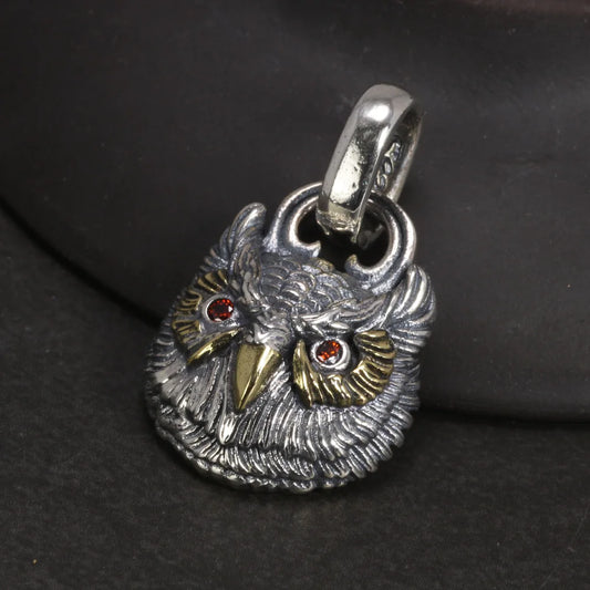 Red Owl Pendant