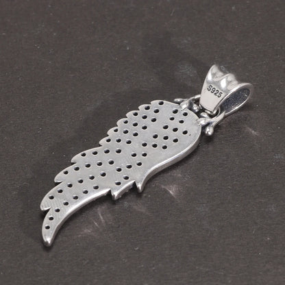 Silver Angel Wing Pendant