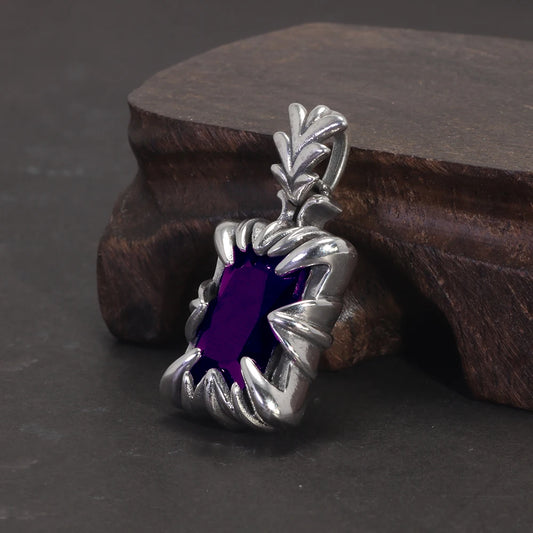 Purple Dragon Claw Pendant