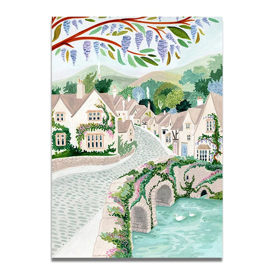 Idle waters - Travel Art Print Poster