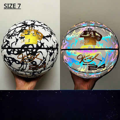 Multi - Size 7 - Fluorescent Indoor & Outdoor Basketball