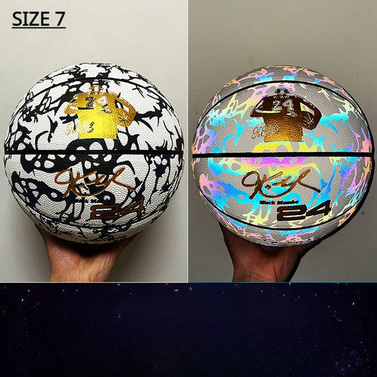 Multi - Size 7 - Fluorescent Indoor & Outdoor Basketball