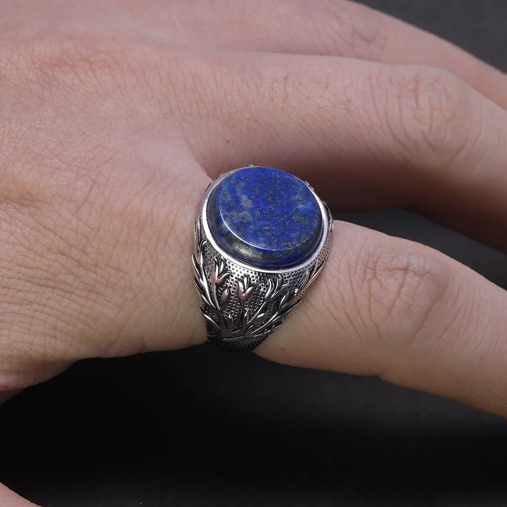 Branches Natural Lapis Lazuli Ring