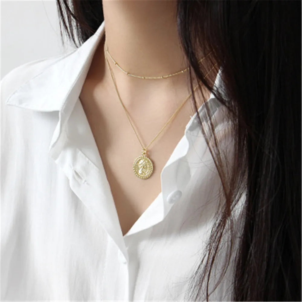 952 Sterling Silver Gold Plated Golden Horse Necklace