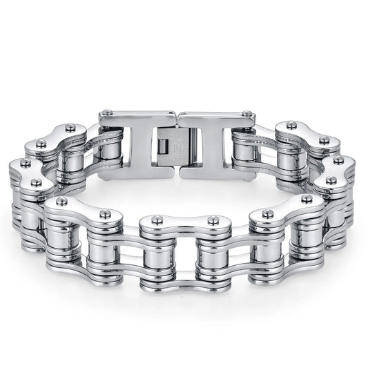 Stainless Steel Bicycle Chain Bracelet
