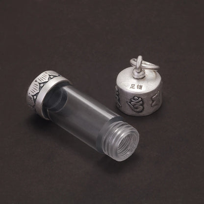 Small Openable Acrylic Vial Pendant