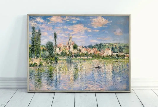 Vetheuil in summer II - Claude Monet Abstract Art Print