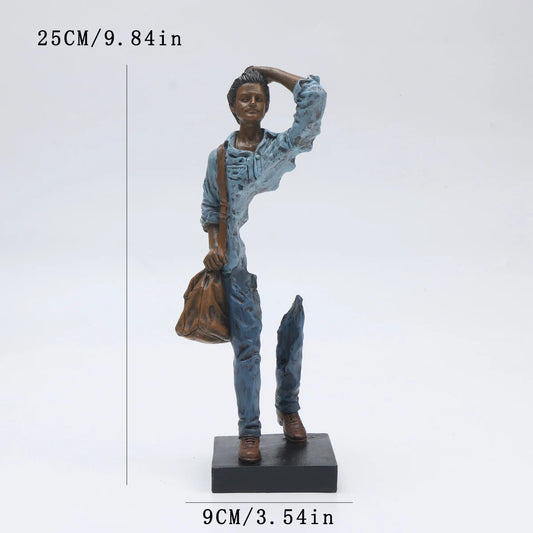 In Colour Abstract Traveller Sculpture