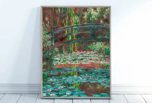 The Water Lily pond 1900 - Claude Monet Abstract Art Print