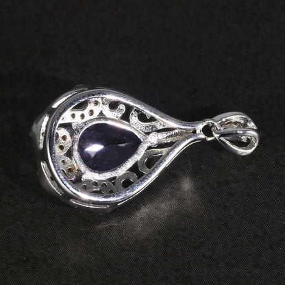 Amethyst Water Drop Pendant
