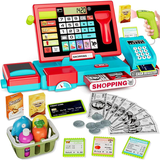 Cash Register Playset - Red