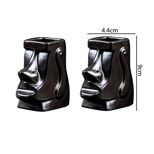 Brown Mini Tiki Cup Set