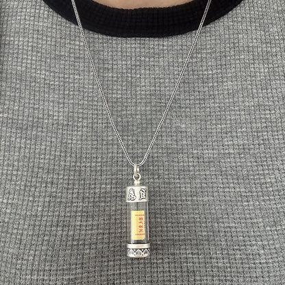 Openable Acrylic Vial Pendant & Necklace