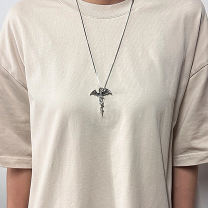 Dragon & Sword Dragon Pendant and Necklace