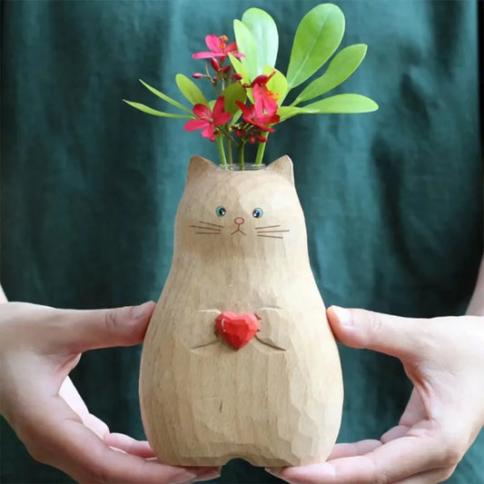 Cat Shaped Vase