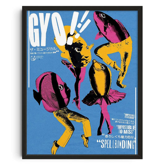 Dance! - Vintage Retro Abstract Print Poster