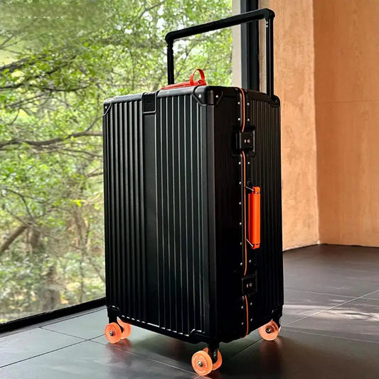 Black & Orange Off-Road Wheel Suitcase