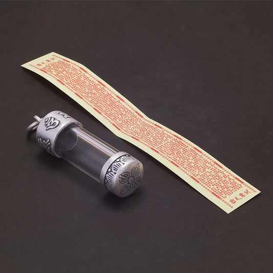 Openable Acrylic Vial Pendant & Necklace