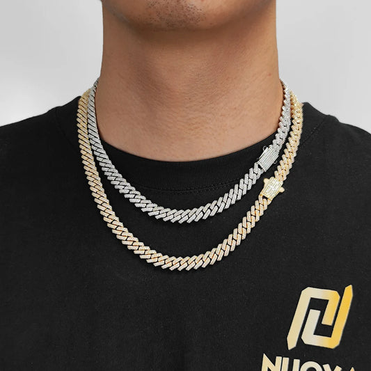 Cubic Zirconia Cuban Link Chains & Bracelets