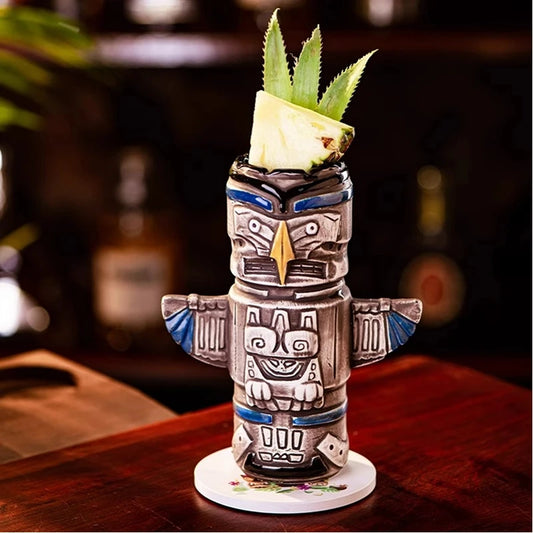 Ancient Parrot Tiki Cup