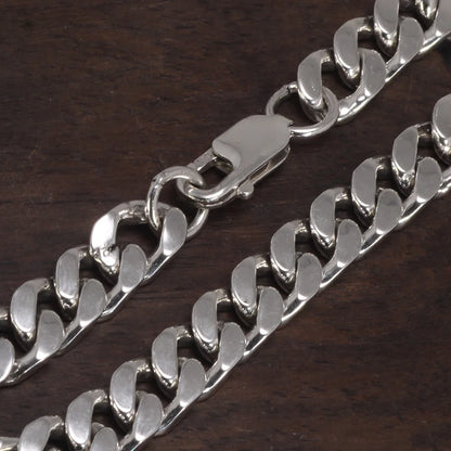 17cm Sterling Silver Cuban Bracelets