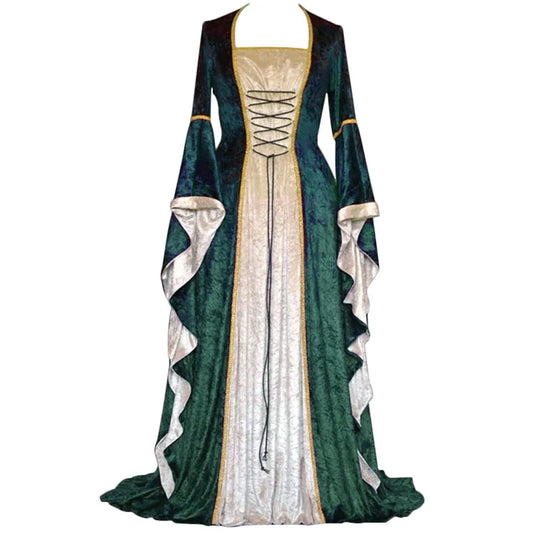 Elegant Medieval Court Dress