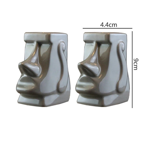 Light Brown Mini Tiki Cup Set