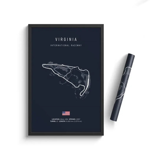 Virginia International Raceway - F1 Race Track Print