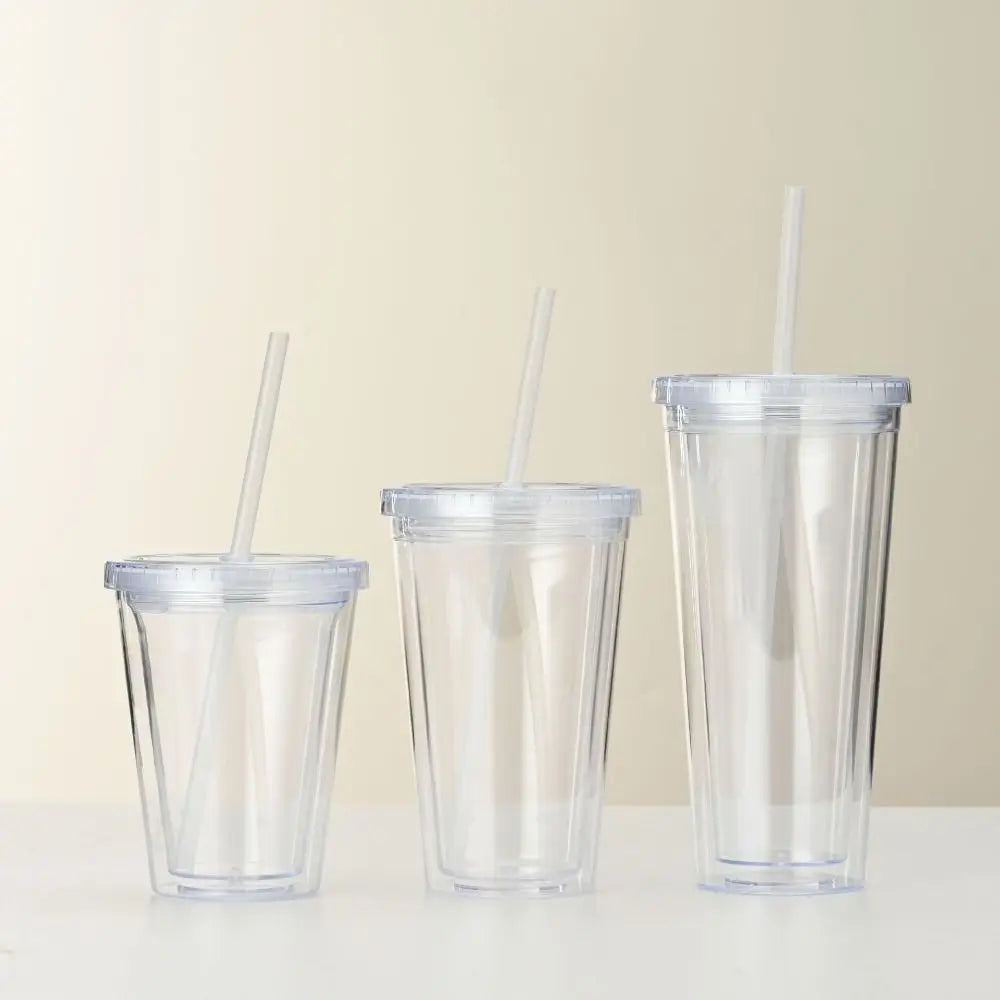 Plastic 350/450/650ml Clear Tumbler